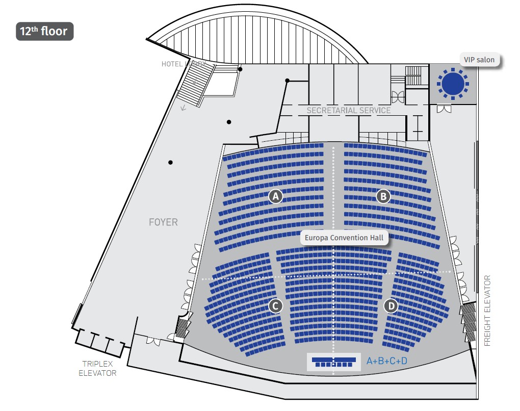 12th Floor map